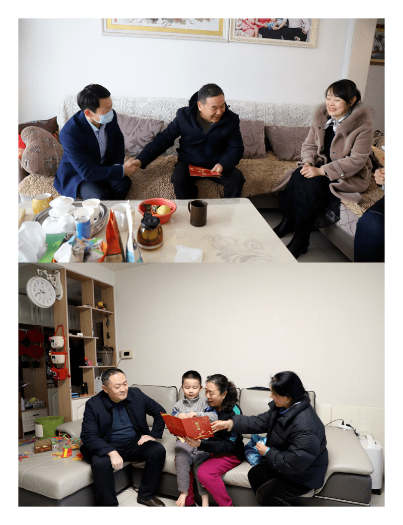 節(jié)前送溫暖，我院組織走訪慰問退休干部職工